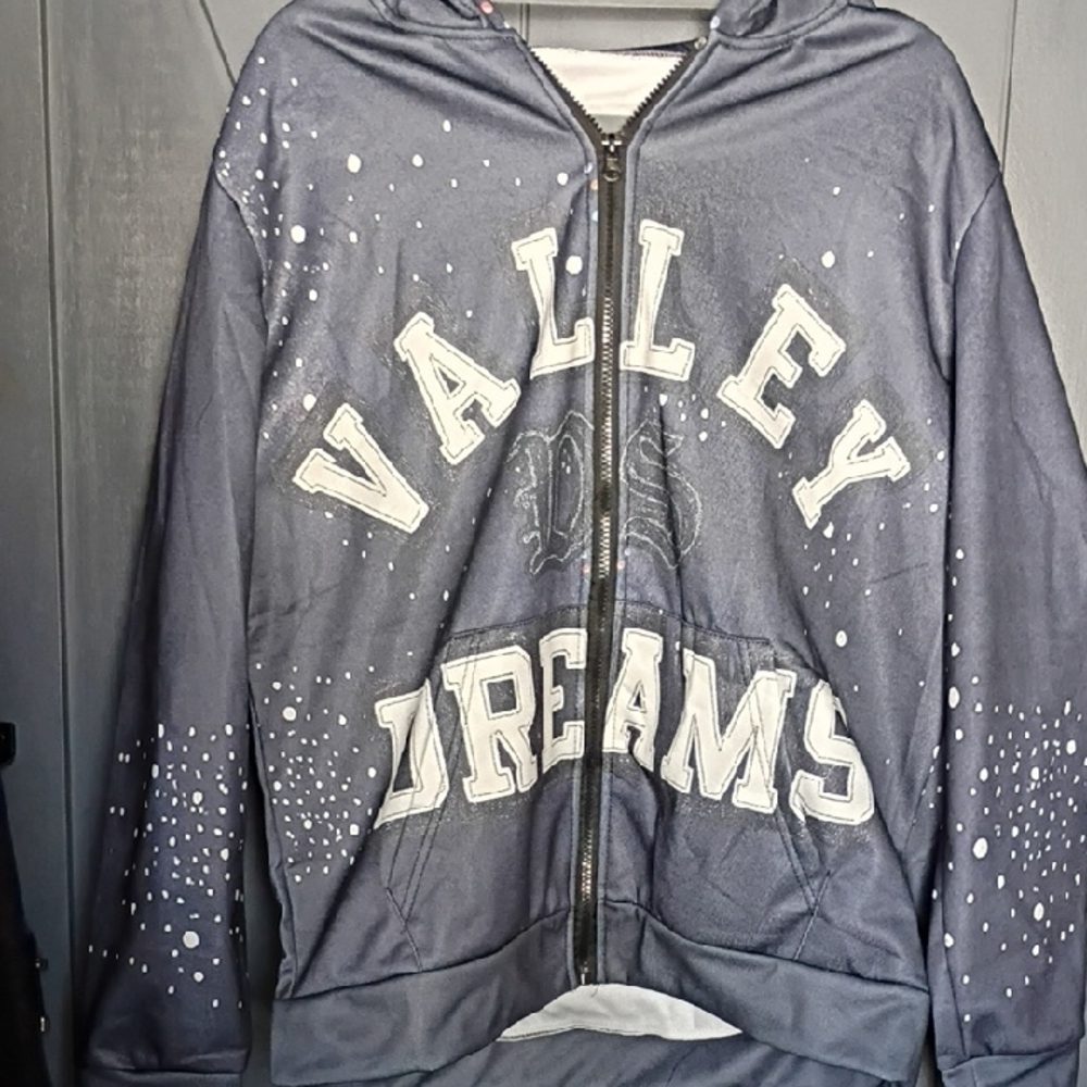 Valley Dreams DS Men's Navy Hoodie Jacket